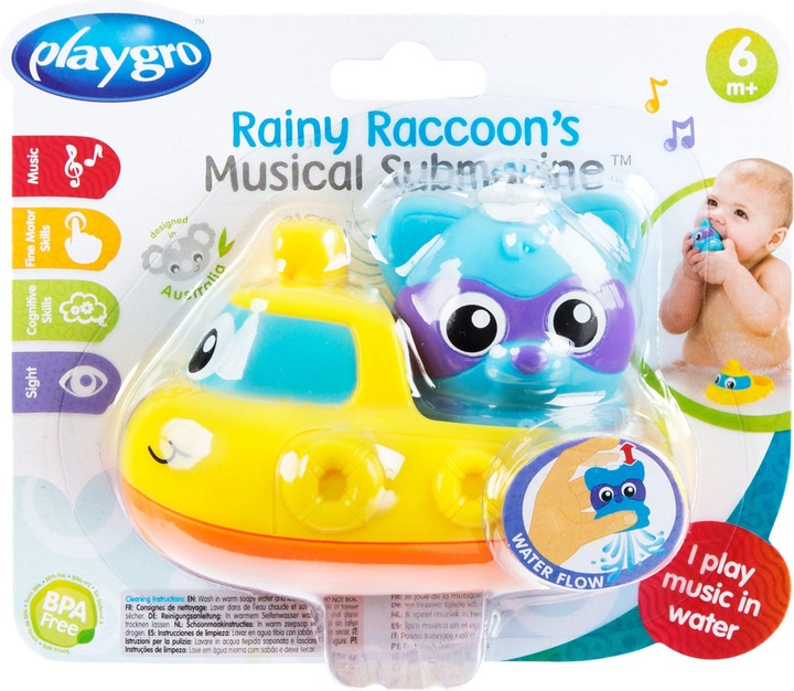 Produktbild Playgro musicla toy Rainy Raccoon's Submarine, 4087629