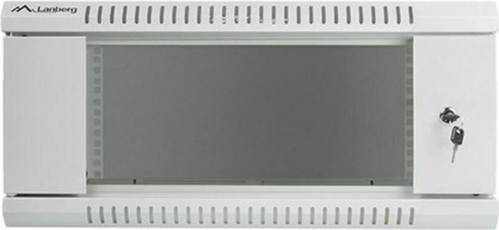 Produktbild Lanberg Wand- Rack 19 " 4HE 600x600mm grau (4 HE, 19 Zoll Rack)