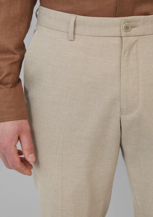 Actual product image S.Oliver Hose s.O PURE: Fein gemusterte Anzughose (98)