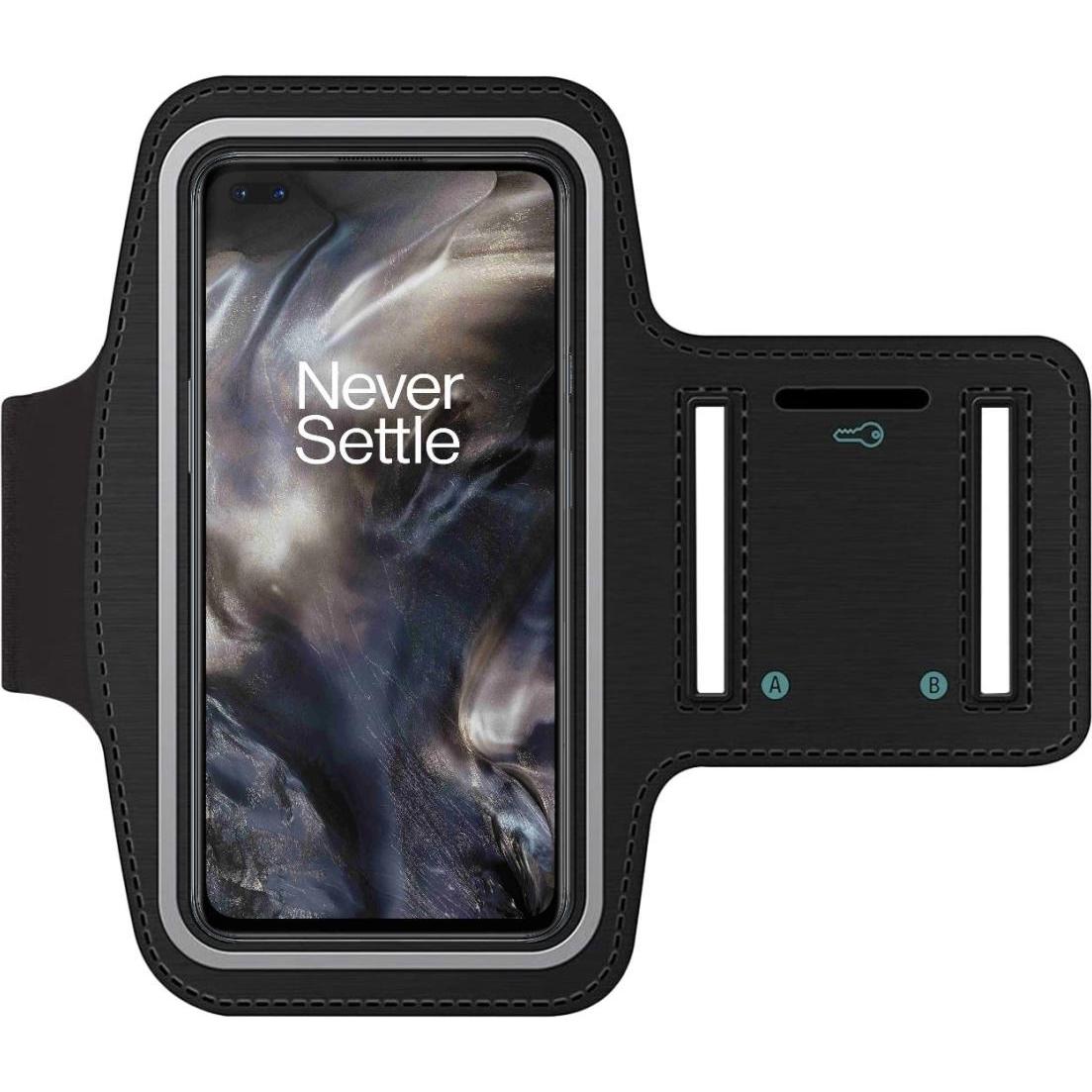 Thumbnail - SmartFitness OnePlus Nord Handy Sport Armband, Smartphone Sportarmband, Schwarz