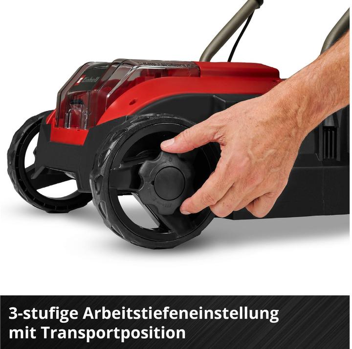 Immagine prodotto Einhell GC-SC 18/28 DS Li-Solo Rasenlüfter Arbeitsbreite 28 cm