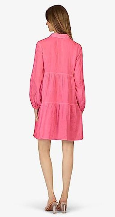 Image du produit Mint & Mia Gewebtes Kleid mit Kragen, Knopfleiste und Biesenverzierung (42)