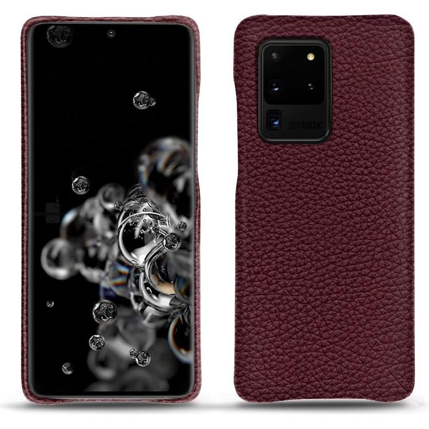 Noreve Lederschutzhülle (Samsung Galaxy S20 Ultra 5G), Smartphone Hülle, Violett