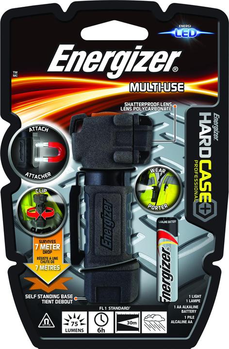 Actual product image Energizer LED Flashlight Hard MultiUse (10.80 cm, 75 lm)
