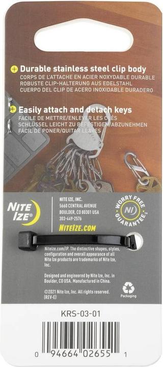 Actual product image Nite Ize KeyRack Steel
