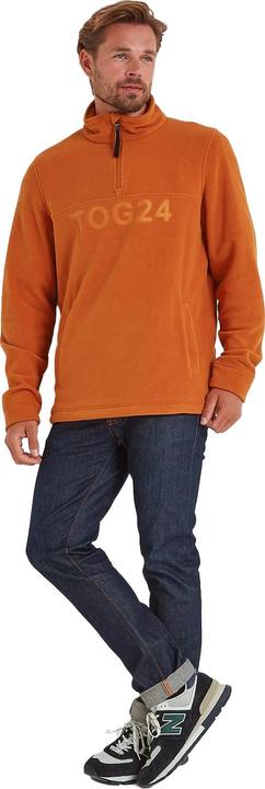 Actual product image TOG24 Mens Brandon Zip Neck Fleece Top (XL)