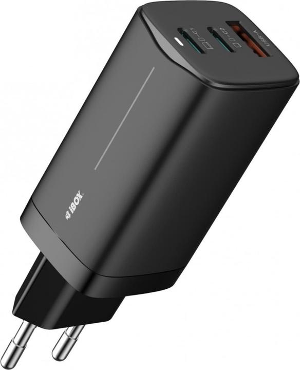 iBox C-65 PD65W UNIVERSAL CHARGER GaN US (65 W, 3 Ports)