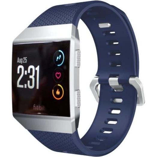 Thumbnail - Strap-it Silikon Armband (Silikon, Ionic), Uhrenarmband, Blau