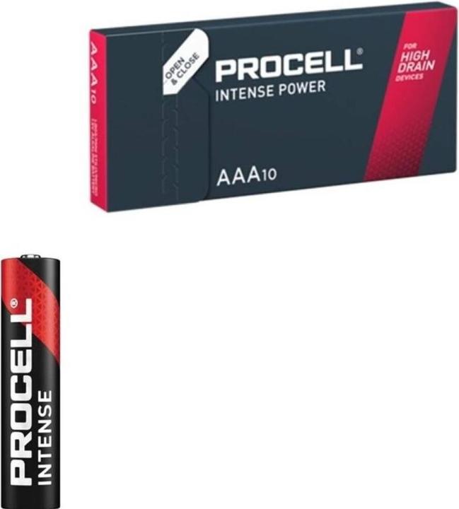 Produktbild Duracell Batterie Alkaline, Micro, AAA, LR03, 1.5V (10 Stk., AAA, 1223 mAh)
