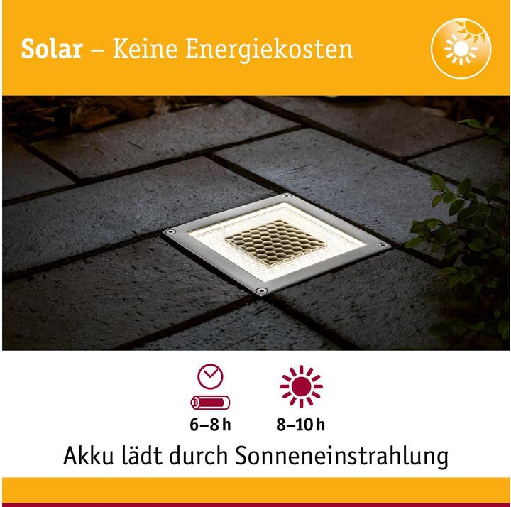 Image du produit Paulmann Lampe solaire Aron (3.60 lm, IP67)