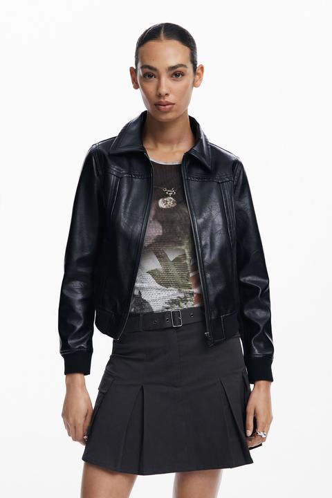 Actual product image Desigual leather jacket helsinki (XS)