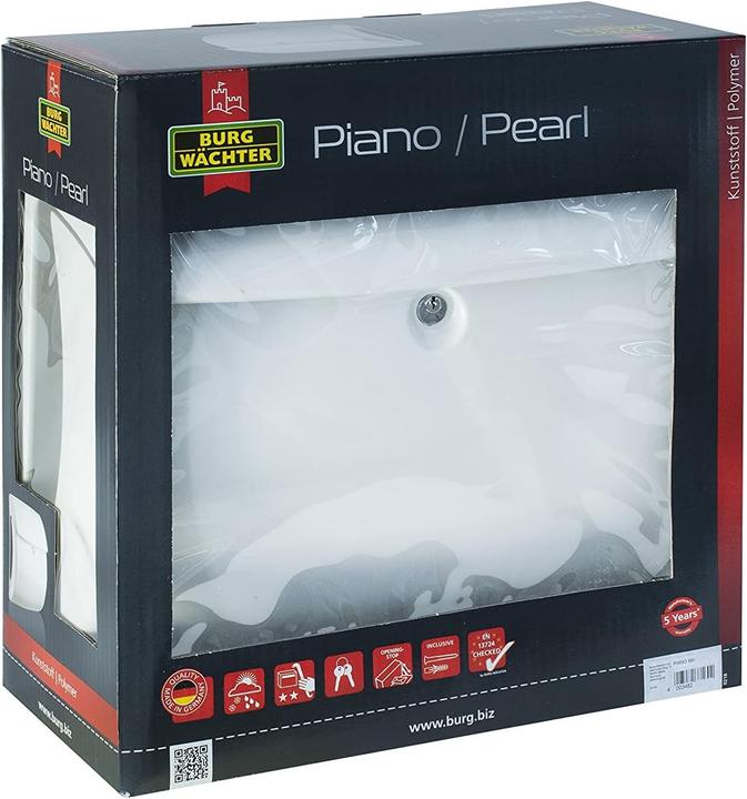 Image du produit Burg Wächter Boîte aux lettres en plastique PIANO 886 W