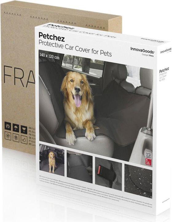 Actual product image InnovaGoods Car cover for pets (Dog, Foldable, Washable)