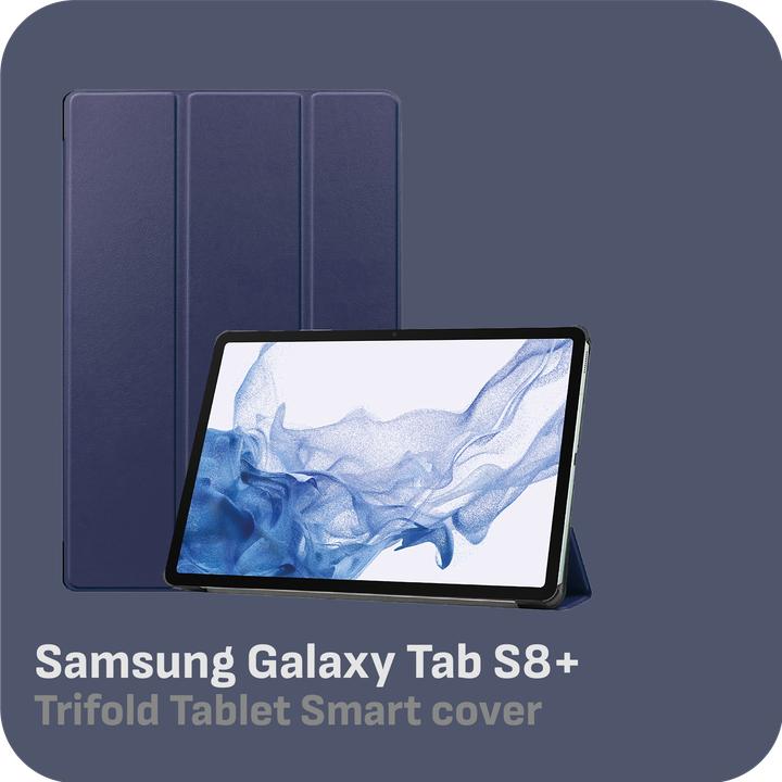 Produktbild Cazy Premium Smart Hülle Kompatibel mit Samsung Galaxy Tab S8+ - Schutz Etui Hülle - Automatischem (Galaxy Tab S8+)