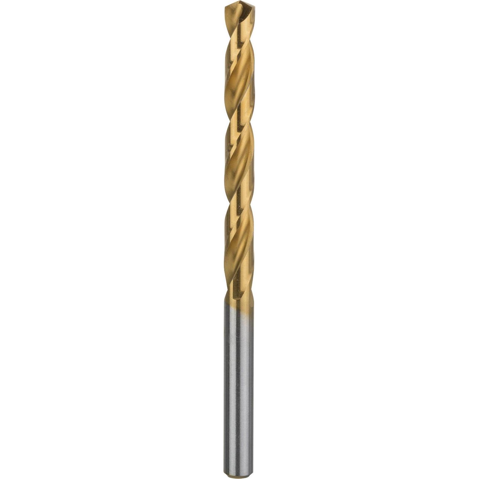 Bosch Professional Zubehör, Bohrereinsatz, Metallbohrer HSS-TiN, DIN 338, 6,5 x 63 x 101 mm (6.5 mm)