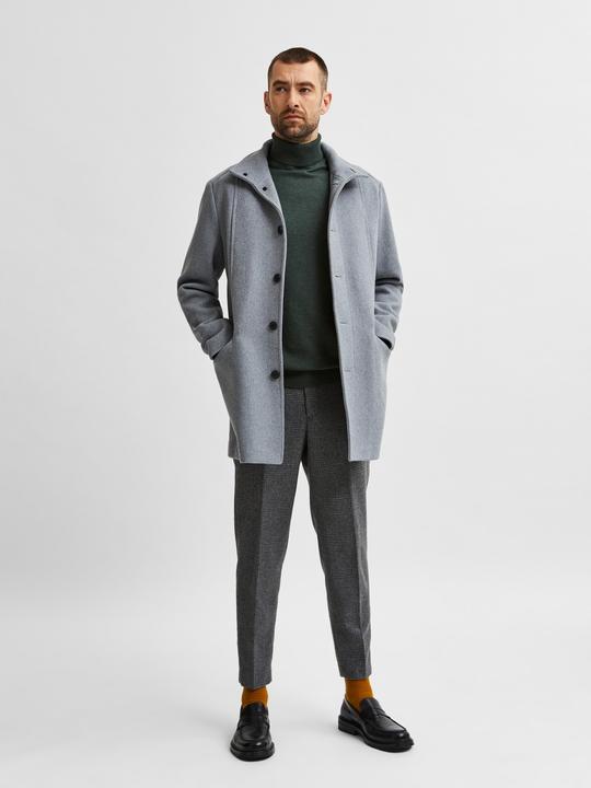 Actual product image Selected Homme High collar wool coat (M)