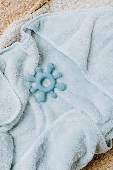 Actual product image Baby's only Teething ring blossom vintage blue (0 Months)