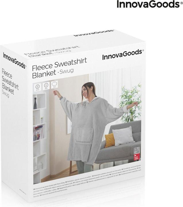 Actual product image InnovaGoods Swug hooded blanket (One size)