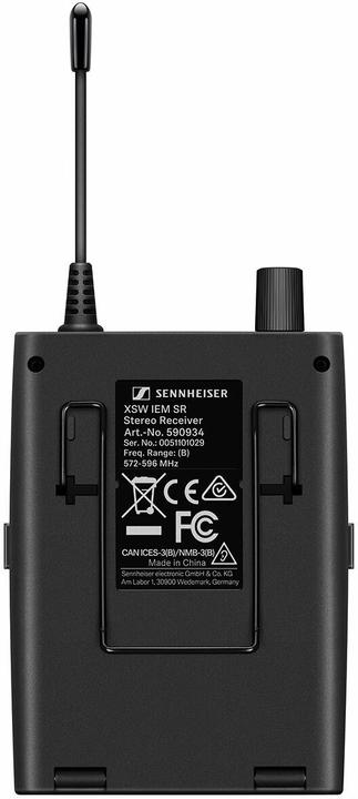 Produktbild Sennheiser XSW IEM SET A - 476–500 MHz (6 h, Kabellos)