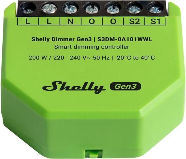 Produktbild Shelly Dimmer Gen3 (Dimmaktor)
