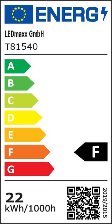 Energy Label Click-licht Wall & Ceiling Lights (4400 lm, G13)
