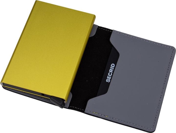 Actual product image Secrid Slimwallet Matte Grey Lime