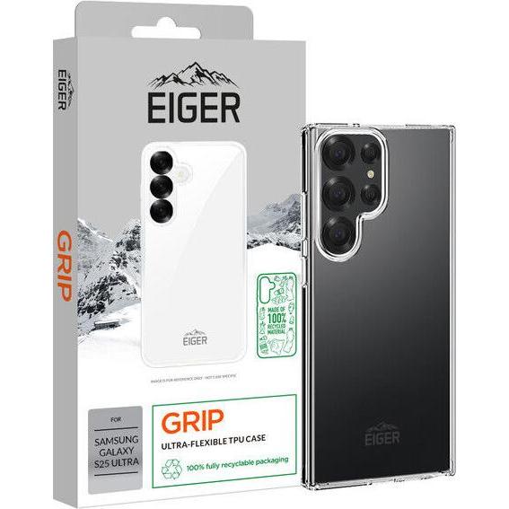 Eiger Grip (Samsung Galaxy S25 Ultra), Smartphone Hülle, Transparent