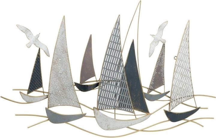 Boltze Home Wanddekoration Hanse 109 x 69 cm, Eisen