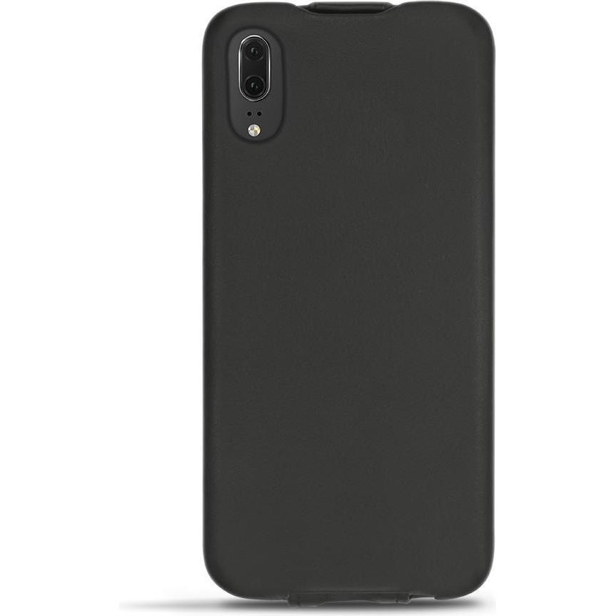 Thumbnail - Noreve Lederschutzhülle vertikal (Huawei P20), Smartphone Hülle, Orange