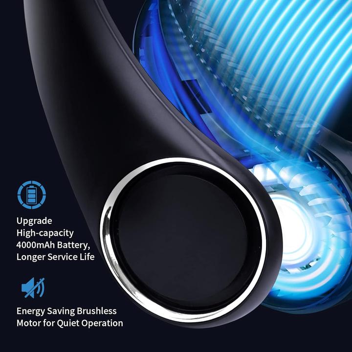 Actual product image Venforze Tragbarer Nackenventilator