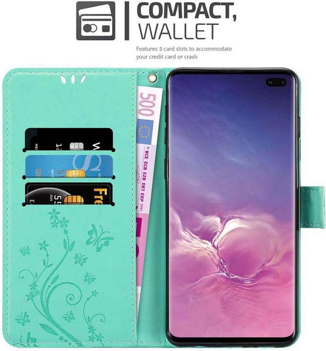 Image du produit Cadorabo Couverture du livre de fleurs (Samsung Galaxy S10+)