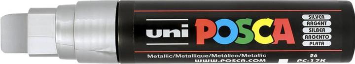 Actual product image Posca Marker PC-17K Rechteckspitze (Silver, 15 mm, 1 x)