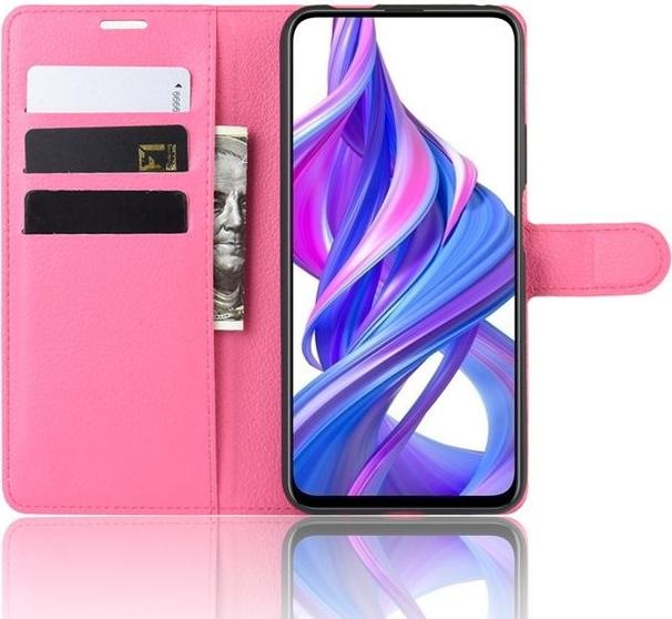 Actual product image MU Classic Litchi Leather Bookcover Series (Honor 9X)