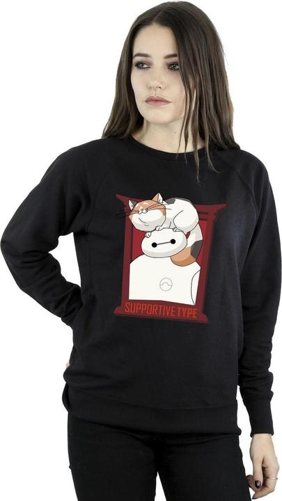 Actual product image Disney Womens/Ladies Big Hero 6 Baymax Frame Support Sweatshirt (XXL)
