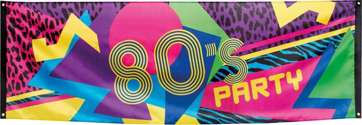 Produktbild Boland 80's Banner: Disco Party Dekoration (1 Stk.)