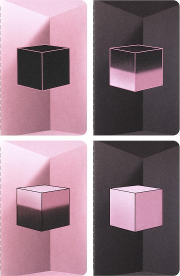 Actual product image Moleskine Skizzenheft Blackpink (A6, Plain, Soft cover)