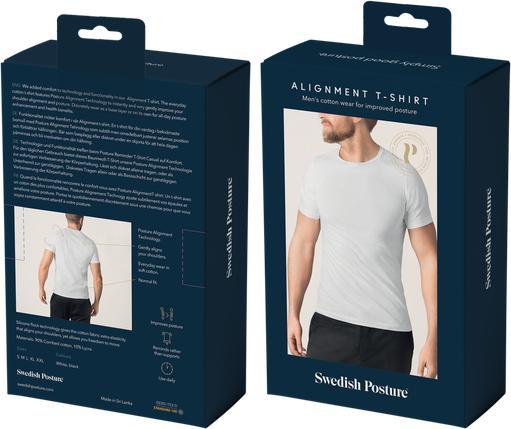 Image du produit Swedish Posture T-shirt en coton d'Alignement de Posture (XL)