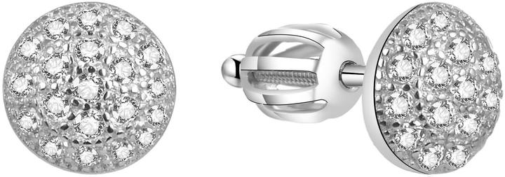 Image du produit Beneto Boucles d'oreilles argent scintillantes AGUP1462S (L)