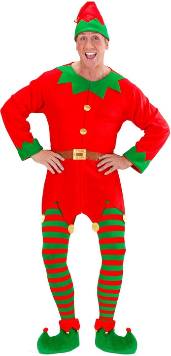 Produktbild Widmann Weihnachts Grün/Rot getreifte Strumpfhose 70 DEN Grösse XL (70 DEN)