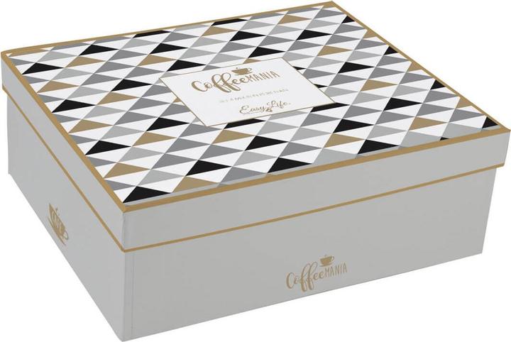 Actual product image Easy Life Coffee Mania Set of 4 Coffee Mugs in GB, "Home",300ml (300 ml, 4 x)