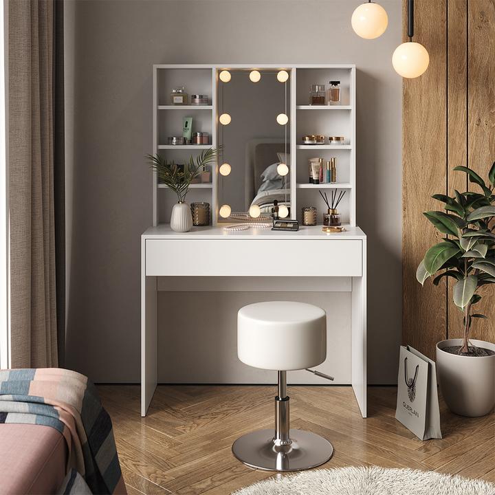 Image du produit Vicco Alexa mit Hocker (93 x 40 x 147 cm)