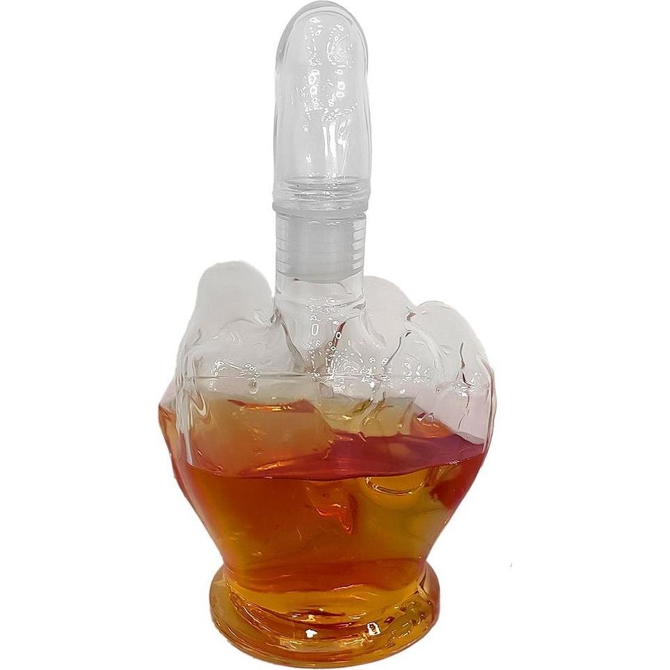 Mad Monkey - Up Yours Decanter, Serviergefässe, Transparent