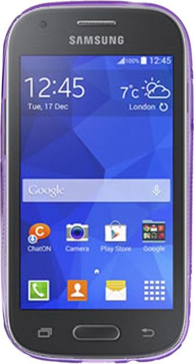 Actual product image König Design Mobile Cover Protective Case for Samsung Galaxy Ace Style (G357) S Curve Purple / Violet (Samsung Galaxy Ace Style)