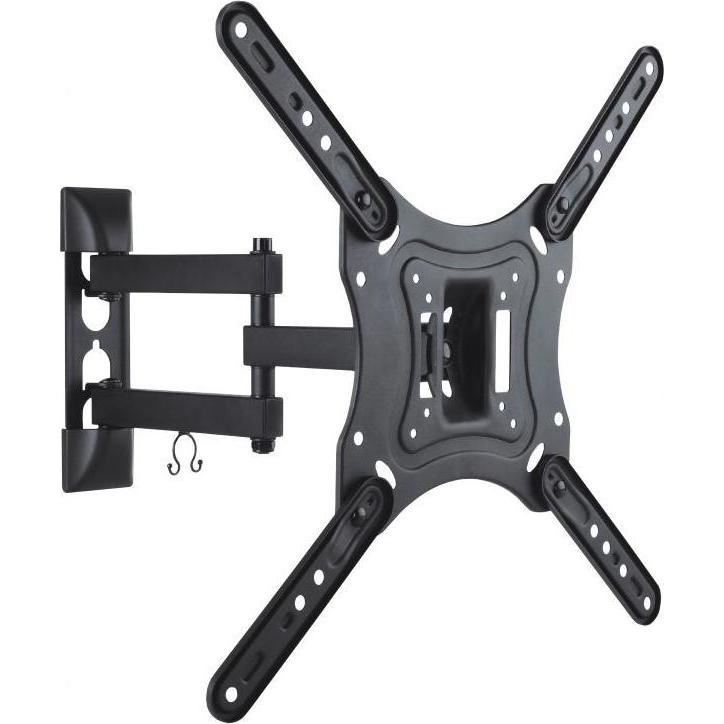 Sbox Laikikl. LCD-443 Full Motion 23"-55 (Wand, 55", 30 kg), TV Wandhalterung, Schwarz
