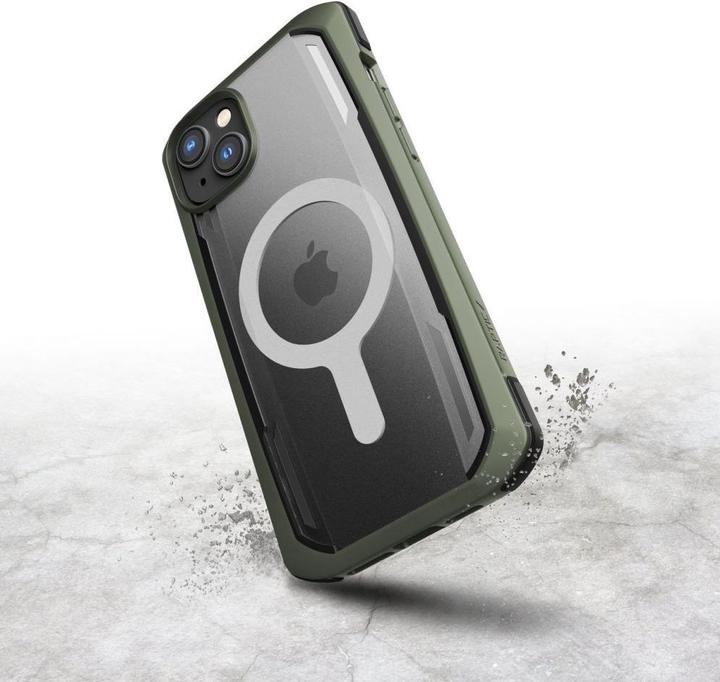 Immagine prodotto X-Doria Custodia Secure Case iPhone 14 Plus con cover blindata MagSafe verde (Apple iPhone 14 Plus)