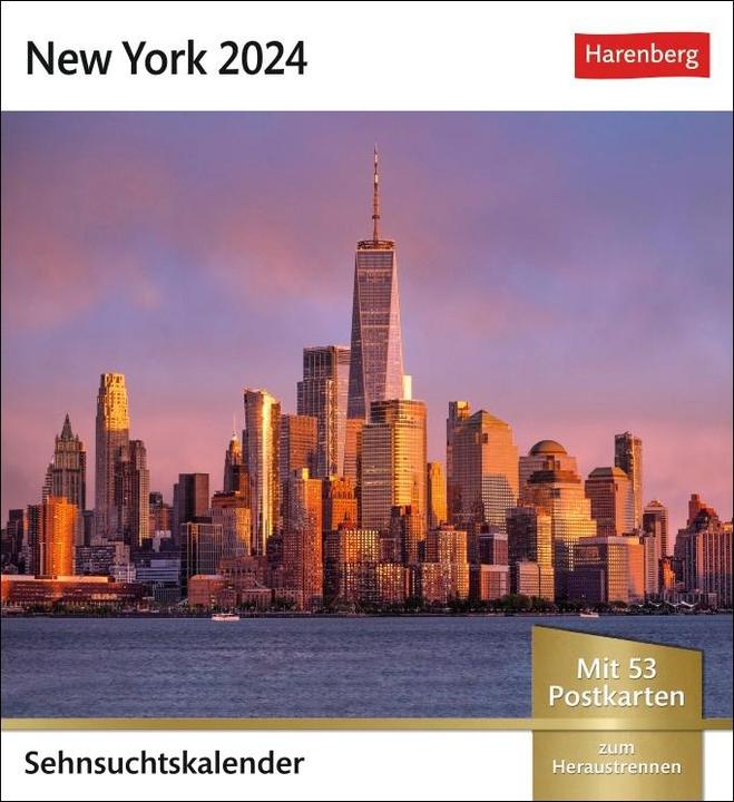 Produktbild Harenberg New York Sehnsuchtskalender 2024 (Deutsch)