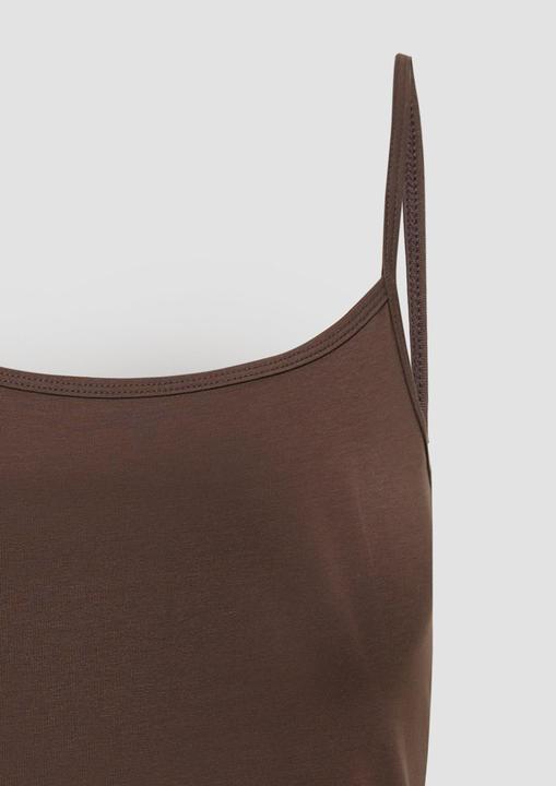 Produktbild S.Oliver T-Shirt Slim-Fit-Top aus Baumwollmix mit verstellbaren Spaghettiträgern (44)