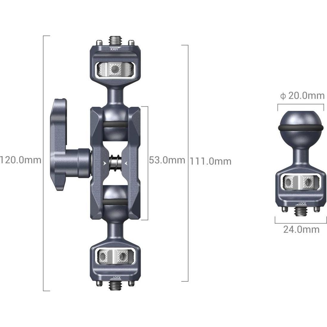 Thumbnail - SmallRig Magic Arm with Dual Ball Heads (1/4”-20 Screws), Video Zubehör