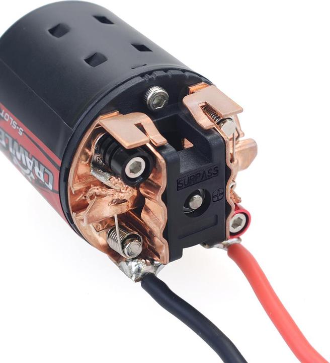 Actual product image Surpass Hobby Combo Crawler 1:10 540 Brushed Motor 16T 5-slot (13700RPM) mit 60A ESC