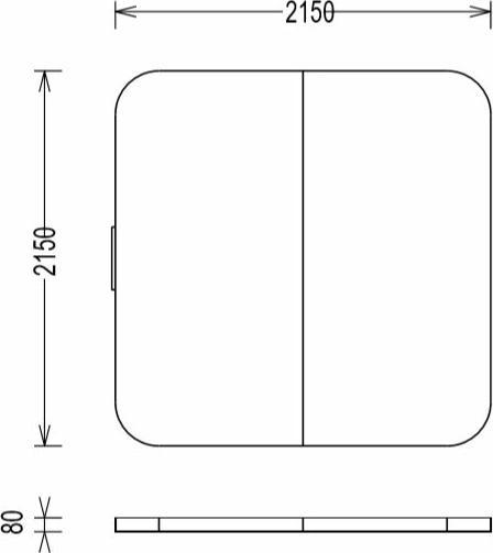 Produktbild PureHaven Thermoabdeckung 215x215 cm verschliessbar mit Schnallen windsicher perfektes Ablaufsystem f